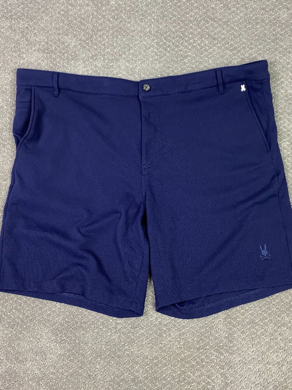 Psycho Bunny Shiro Knit Honeycomb Shorts Mens 3XL Navy Blue
